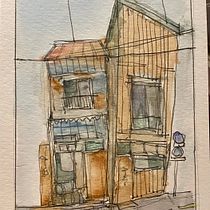 My project for course: Expressive Architectural Sketching with Colored Markers. Een project van  Schetsen,  Tekening,  Architecturale illustratie, Sketchbook y  Illustratie met inkt van Donald Walls - 03.04.2023