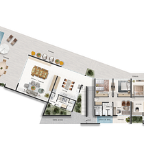 My project for course: Postproduction of Architectural Plans in Photoshop. Architecture, Digital Architecture, and Architectural Illustration project by Ingrid Odar - 04.04.2023