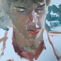 My project for course: Portrait Painting with Oil: Explore Light and Shade. Fine Arts, Painting, and Oil Painting project by miameutermans - 04.04.2023