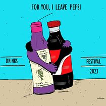 Let`s the party started. Un projet de Illustration traditionnelle, B, e dessinée, Réseaux sociaux, Dessin, Illustration numérique, Instagram, Dessin numérique , et Publicité de Virginia Borin Venegas - 04.04.2023