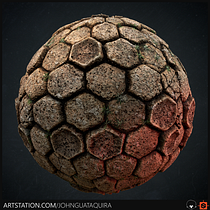 Mi proyecto del curso: Introducción a la creación de texturas con Substance Designer. Un proyecto de 3D, Modelado 3D y Videojuegos de Jhon Guataquira - 04.04.2023
