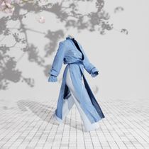 Blue Orchid Kimono. Animation, Character Animation, 3D Animation, Fashion Design, and 3D Modeling project by Vesna Dobričić - 04.04.2023