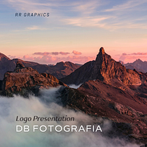 Logo presentation: DB Fotografia . Design, Br, ing e Identidade, Design gráfico, e Design de logotipo projeto de Roberta Rivoira - 06.04.2023
