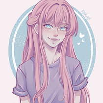 Mi proyecto del curso: Retrato de personajes femeninos con Procreate. Projekt z dziedziny Trad, c, jna ilustracja, Ilustracja c, frowa, R, sunek c i frow użytkownika Andrea Navarrete - 05.04.2023