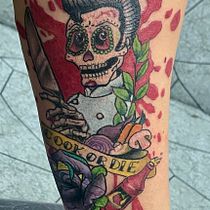 Mi proyecto del curso: Técnicas de color para tatuajes. Un progetto di Illustrazione tradizionale, Disegno, Illustrazione digitale, Design di tatuaggi e Disegno digitale di SONIA GARCÍA CASADO - 04.12.2022