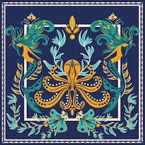 My project for course: Illustration for Patterns with Soul. Un progetto di Illustrazione tradizionale, Pattern design, Illustrazione vettoriale e Stampa di Akasham Peeroo - 06.04.2023