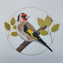 Mein Abschlussprojekt für den Kurs: Filigrane Aquarellmalerei mit Metallic-Akzenten. Traditional illustration, Painting, Watercolor Painting, Botanical Illustration, Naturalistic Illustration, and Decorative Painting project by Bettina - 04.06.2023