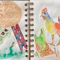 My project for course: Creative Watercolor Sketching for Beginners. Traditional illustration, Sketching, Creativit, Drawing, Watercolor Painting, and Sketchbook project by Sharon Tayfield - 04.06.2023