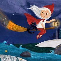 My project for course: Children’s Illustration with Procreate: Paint Magical Scenes. Ilustração tradicional, Ilustração digital, Ilustração infantil, Pintura digital, e Álbum ilustrado projeto de emmak781 - 05.04.2023