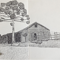 Meu projeto do curso: Diário ilustrado: preencha seu sketchbook com experiências. Traditional illustration, Sketching, Drawing, Sketchbook & Ink Illustration project by Robson Santos - 04.06.2023