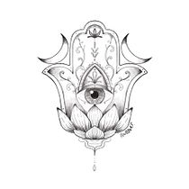 Mi proyecto del curso: primeras prácticas . Tattoo Design project by Andrea Pazos - 04.07.2023