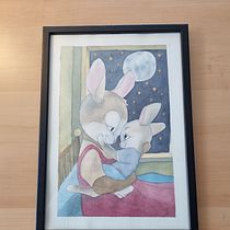 My project for course: Animal Characters in Watercolor for Children’s Books. Traditional illustration, Fine Arts, Painting, Drawing, Watercolor Painting, Children's Illustration, and Narrative project by Randi Kristine Bugten - 04.07.2023