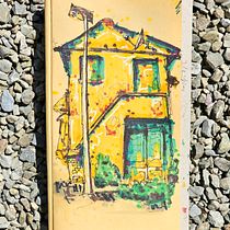 Il mio progetto del corso: Disegno architettonico espressivo con pennarelli colorati . Sketching, Drawing, Architectural Illustration, Sketchbook & Ink Illustration project by Angela Demi - 04.07.2023