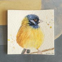 Mi proyecto del curso: Acuarela artística para ilustración de aves. Watercolor Painting, Traditional illustration, Realistic Drawing, and Naturalistic Illustration project by Fatima Molina - 04.07.2023