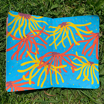 My project for course: Botanical Patterns in a Sketchbook: Conquer the Blank Page. Ilustração tradicional, Pattern Design, Ilustração botânica, e Sketchbook projeto de Ellen Cubbin - 07.04.2023