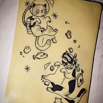My project for course: Tattoo for Beginners. Tattoo Design project by kaleidoskope90 - 04.10.2023
