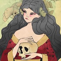 My project for course: Fantasy Illustration in Your Own Style. Traditional illustration, Drawing, Digital Illustration, Watercolor Painting, and Color Theor project by Maja Petro - 04.07.2023