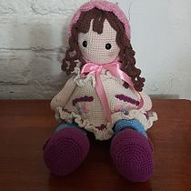Mi proyecto del curso: Elaboración de muñecas amigurumi románticas Ein Projekt aus dem Bereich H, werk, Spielzeugdesign, Weben, Crochet, Amigurumi und Textildesign von Veronica L - 08.04.2023