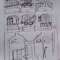 Mi proyecto del curso: Dibujo arquitectónico expresivo con marcadores de colores. Sketching, Drawing, Architectural Illustration, Sketchbook & Ink Illustration project by Monica Yazmin Cruz Zavaleta - 04.08.2023