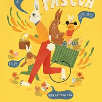 Meu projeto do curso: Ilustração infantil para cartazes Ein Projekt aus dem Bereich Design, Traditionelle Illustration, Grafikdesign, Zeichnung, Plakatdesign und Kinderillustration von Paula d. Aguiar - 08.04.2023