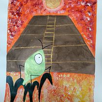 Mi proyecto del curso: Ilustración con acrílico: crea universos mágicos. Traditional illustration, Painting, Creativit, Acr, and lic Painting project by Sarai Sánchez Beltrán - 04.08.2023