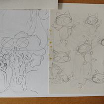 Meu projeto do curso: Caderno de desenho: Crie personagens fantásticos. Character Design, Sketching, Pencil Drawing, Drawing, and Sketchbook project by agatha.bando - 04.08.2023