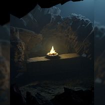 Ilustración 3D: "La Caverna de Platón" . 3D, Digital Illustration, and 3D Design project by sergiomerlo_ - 04.08.2023