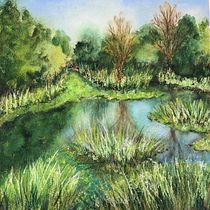 My project for course: Painting Realistic Watercolor Landscapes . % janis_schneider tarafından hazırlanan Güzel sanatlar, Tablo, Eskiz çizimi, Sulubo, a Resim, Doğalcı İllüstras, Ve on projesi - 04.07.2023