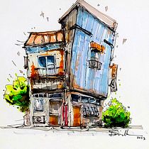 Final Project. Sketching, Drawing, Architectural Illustration, Sketchbook & Ink Illustration project by Tony Sevilla - 04.06.2023
