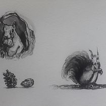 My project for course: Illustrating Nature: A Creative Exploration. Painting, Drawing, Watercolor Painting, Ink Illustration, and Naturalistic Illustration project by saferinadita - 04.09.2023