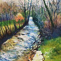 My project for course: Painting Realistic Watercolor Landscapes . % doug_3 tarafından hazırlanan Güzel sanatlar, Tablo, Eskiz çizimi, Sulubo, a Resim, Doğalcı İllüstras, Ve on projesi - 04.09.2023