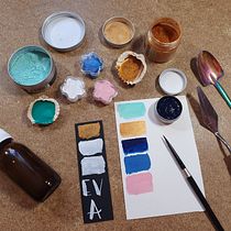 Mi proyecto del curso: Elaboración de acuarelas artesanales. Arts, Crafts, Fine Arts, Painting, Watercolor Painting, DIY, and Color Theor project by evirol - 04.09.2023
