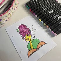 Meu projeto do curso: O desenho como base criativa. Een project van Traditionele illustratie, Tekening met potlood,  Tekening, Digitale illustratie,  Artistieke tekening y Digitale tekening van Jessica Zuza - 10.04.2023