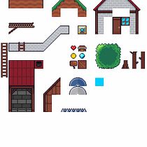 Mi proyecto del curso: Creación de escenarios pixel art para videojuegos. Un progetto di Animazione 2D, Animazione 3D, Videogiochi, Pixel art, Progettazione di videogiochi e Sviluppo di videogiochi di Erick Marcoff - 10.04.2023