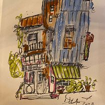 My project for course: Expressive Architectural Sketching with Colored Markers. Sketching, Drawing, Architectural Illustration, Sketchbook & Ink Illustration project by Donna Louise Waite - 04.09.2023