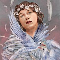 My project for course: Digital Fantasy Portraits with Photoshop. Ilustração tradicional, Desenho, Ilustração digital, Desenho de retrato, Desenho digital, e Pintura digital projeto de fateem - 09.04.2022