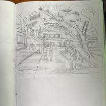 My project for course: Basic Principles of Drawing People from Imagination. Traditional illustration, Fine Arts, Sketching, Pencil Drawing, Drawing, Artistic Drawing, and Figure Drawing project by Cecilia Galliano - 04.07.2023