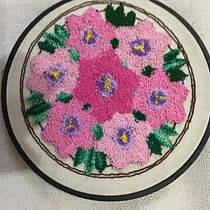 Mi proyecto del curso: Introducción al bordado con aguja mágica. Embroider, Punch Needle, and Textile Design project by Ines Tapia - 04.10.2023