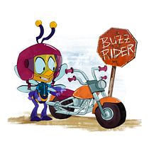 Buzz Bee Ein Projekt aus dem Bereich Design von Figuren, Digitale Illustration, Digitale Malerei und Traditionelle Illustration von yma1990 - 11.04.2023