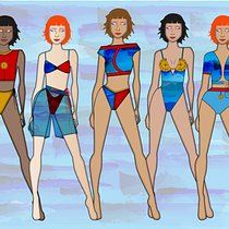 Meu projeto do curso: Artbook de moda: crie peças de roupa no Adobe Illustrator. Een project van Traditionele illustratie, Grafisch ontwerp, Vectorillustratie,  Modeontwerp, Digitale illustratie y Mode-illustratie van Priscila Raquel - 11.04.2023