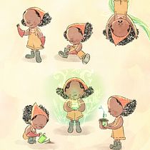 My project for course: Picturebook Character Illustration with Procreate. Een project van Traditionele illustratie, Ontwerp van personages, Digitale illustratie, Kinderillustratie y Verhaallijn van egal9326 - 11.04.2023