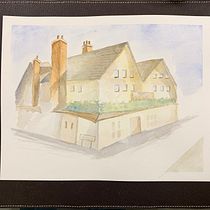 My project for course: Architectural Sketching with Watercolor and Ink. Esboçado, Desenho, Pintura em aquarela, Ilustração arquitetônica, Sketchbook e Ilustração com tinta projeto de winkykool - 05.04.2023