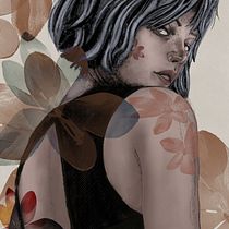 Mi proyecto del curso: Retrato ilustrado con Procreate. Projekt z dziedziny Trad, c, jna ilustracja, Grafika wektorowa, Ilustracja c, frowa i Portret użytkownika Karin Ossa - 11.04.2023