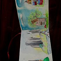 Mon projet du cours : Techniques d’illustration pour débloquer votre créativité. Projekt z dziedziny  Malarstwo, Kreat, wność, Kreat, wne zabaw, z dziećmi i Sketchbook użytkownika Eloïse - 11.04.2023