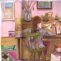 My project for course: Exploratory Sketchbook: Find Your Drawing Style. Un proyecto de Ilustración tradicional, Bocetado, Creatividad, Dibujo, Pintura a la acuarela, Sketchbook y Pintura gouache de kusztor_roxana_edit - 11.04.2023