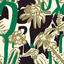 Meu projeto do curso: Design de estampa para superfície têxtil com Photoshop. Un projet de Illustration traditionnelle, Création de costumes, Création de motifs, St, lisme et Illustration numérique de Marilia Chaves (ÍLIA) - 14.04.2023