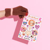 Kawaii Characters (Stickers). Un proyecto de Ilustración tradicional, Diseño de personajes y Manga de Jaqueline Bastos - 21.03.2023