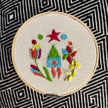 My project for course: Contemporary Embroidery With Traditional Mexican Needlework. Een project van Craft, Borduurwerk, Textiel y Textielontwerp van Kathleen Kaddoura - 10.04.2023