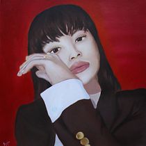 Meu projeto do curso: Introdução ao retrato realista a óleo. Projekt z dziedziny  Sztuki piękne,  Malarstwo i Malarstwo olejowe użytkownika Tamiris de Quadros - 09.04.2023