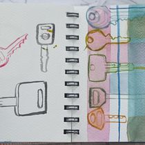 Il mio progetto del corso: Sketching creativo ad acquerello per principianti. Traditional illustration, Sketching, Creativit, Drawing, Watercolor Painting, and Sketchbook project by vittoria.ferro - 04.12.2023